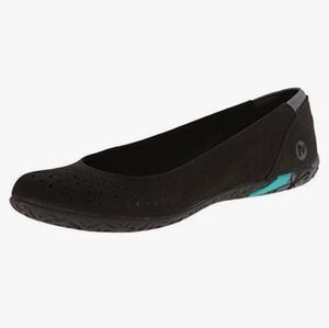 Merrell Mimix Haze Black Nubuck Ballet Flats W 7.5